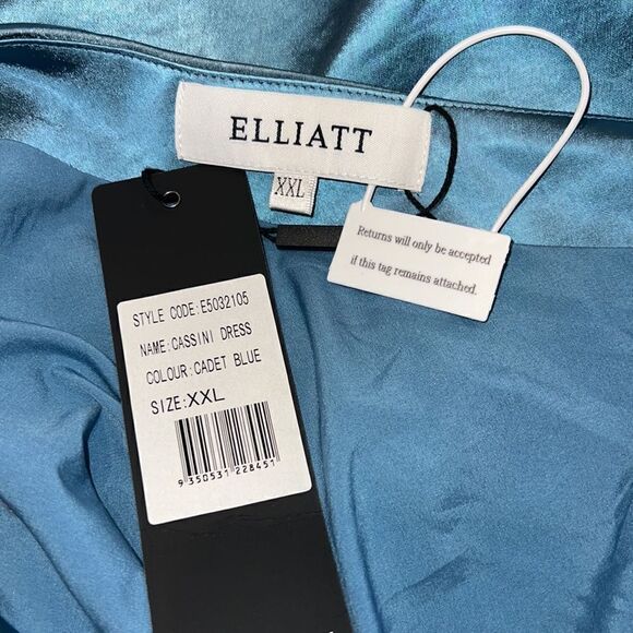 NWT Elliatt CASSINI DRESS CADET BLUE Revolve XXL - Picture 12 of 16